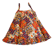 Zuri Ankara Strap Dress