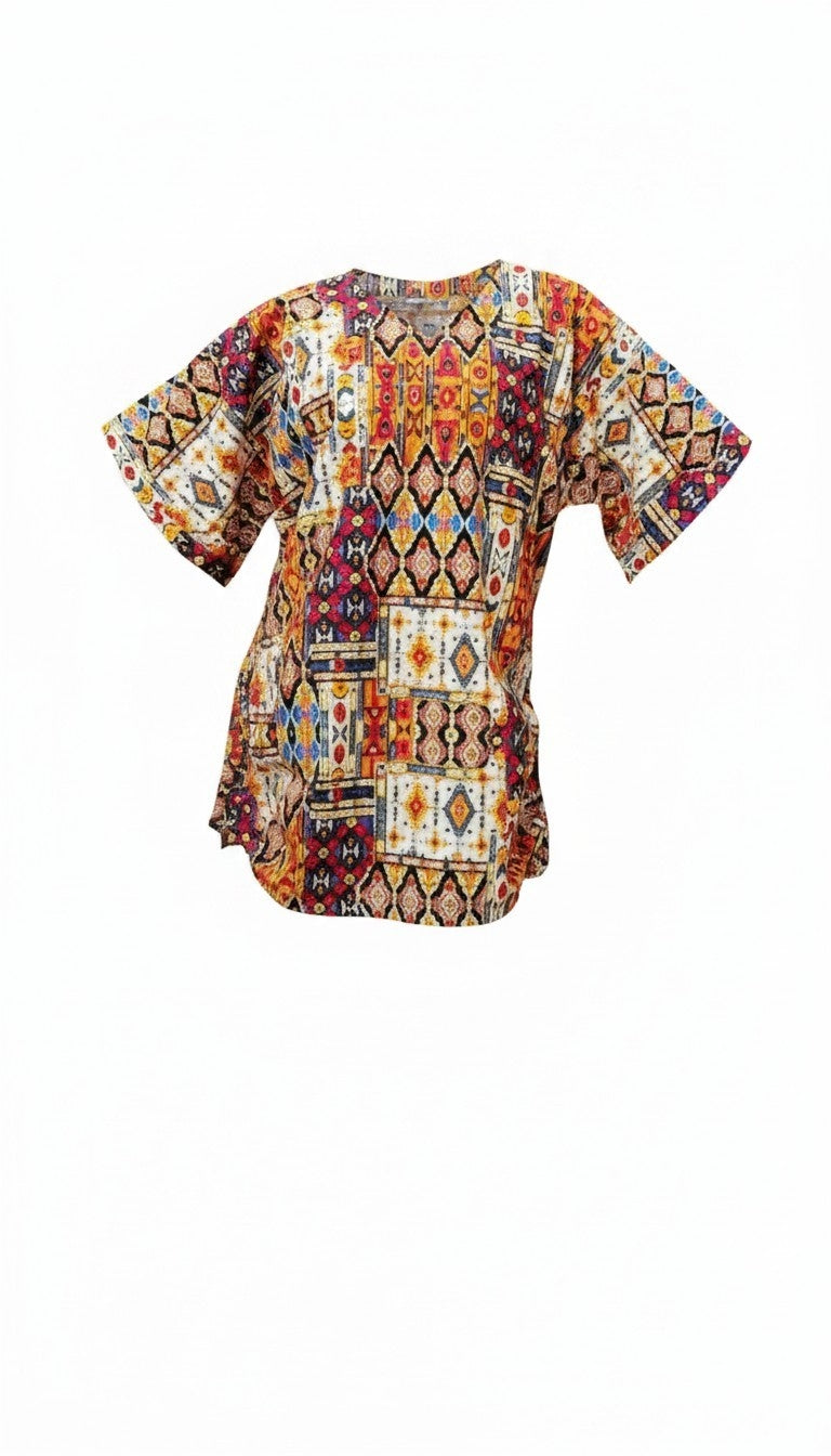 Amani Mosaic Shirt Dress
