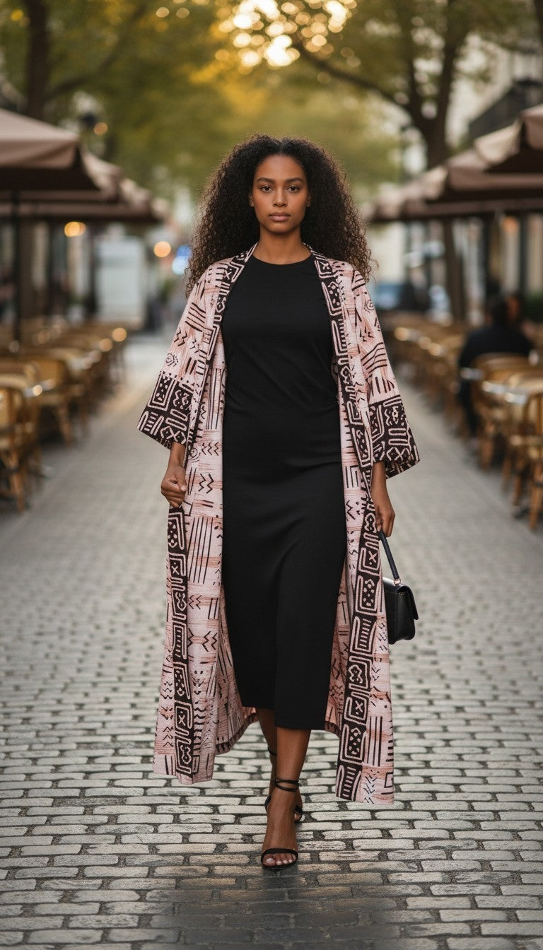 Amani Mosaic Shirt Dress