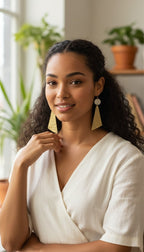 Amani Triangle Earrings