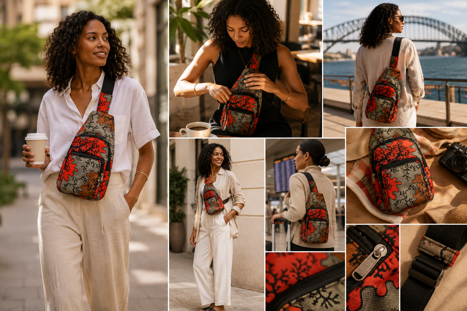 Crossbody – Coral Earth