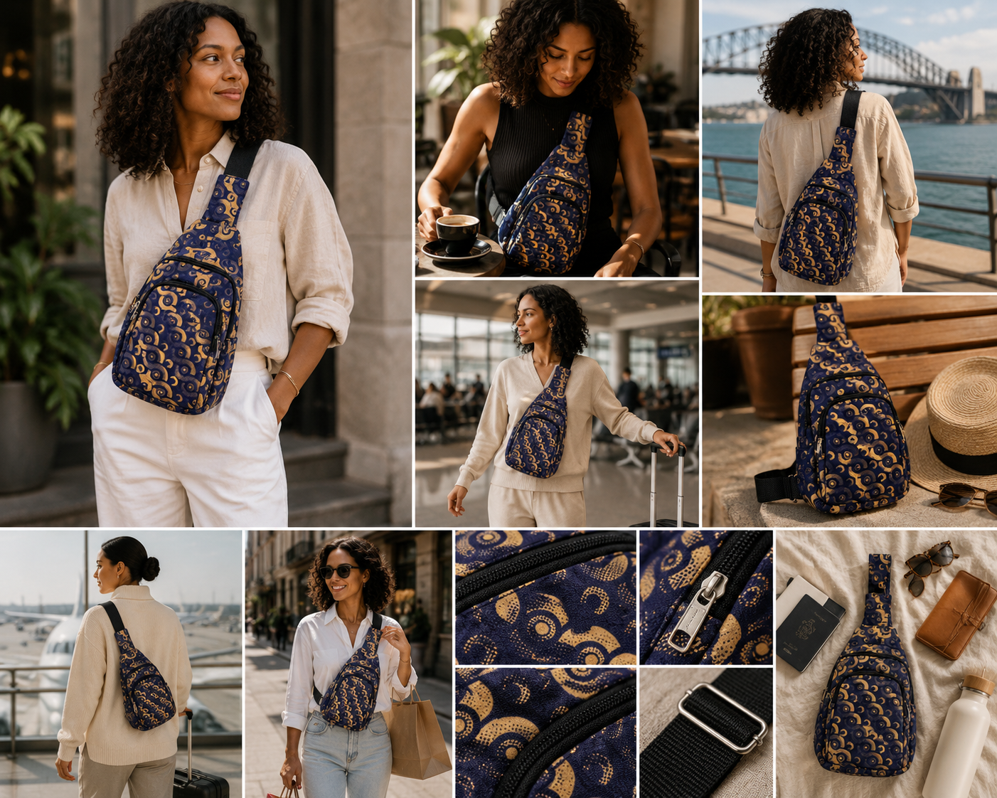 Crossbody – Indigo Wave