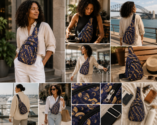 Crossbody – Indigo Wave