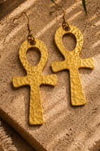 Earrings - Ankh
