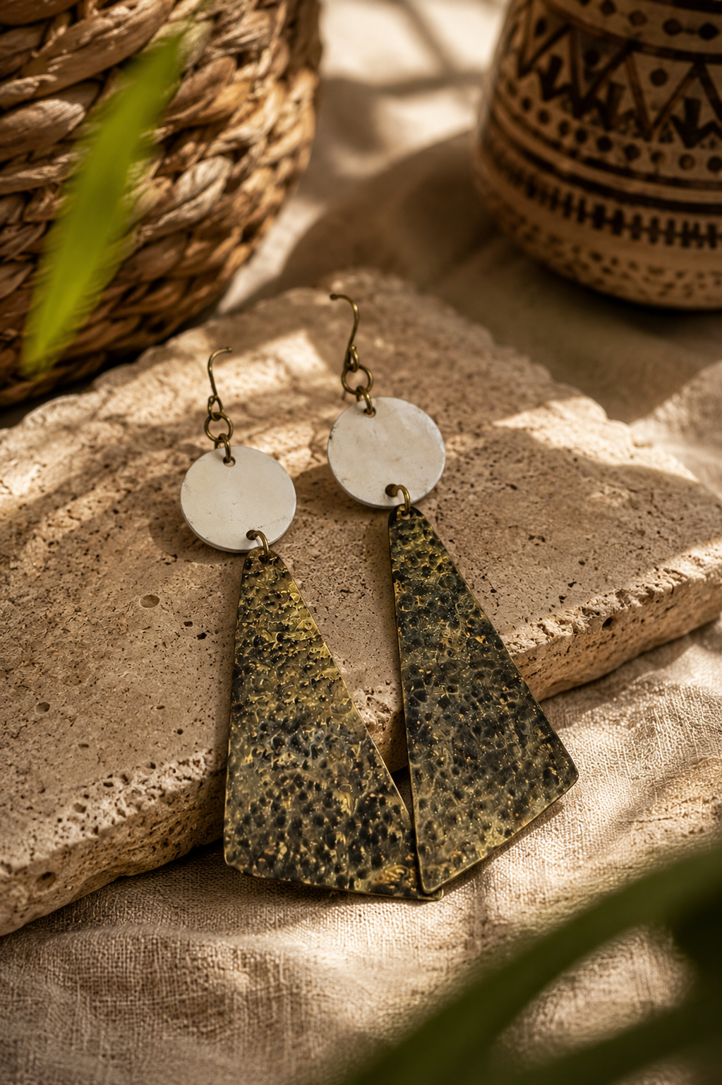 Earrings - Amani Triangle