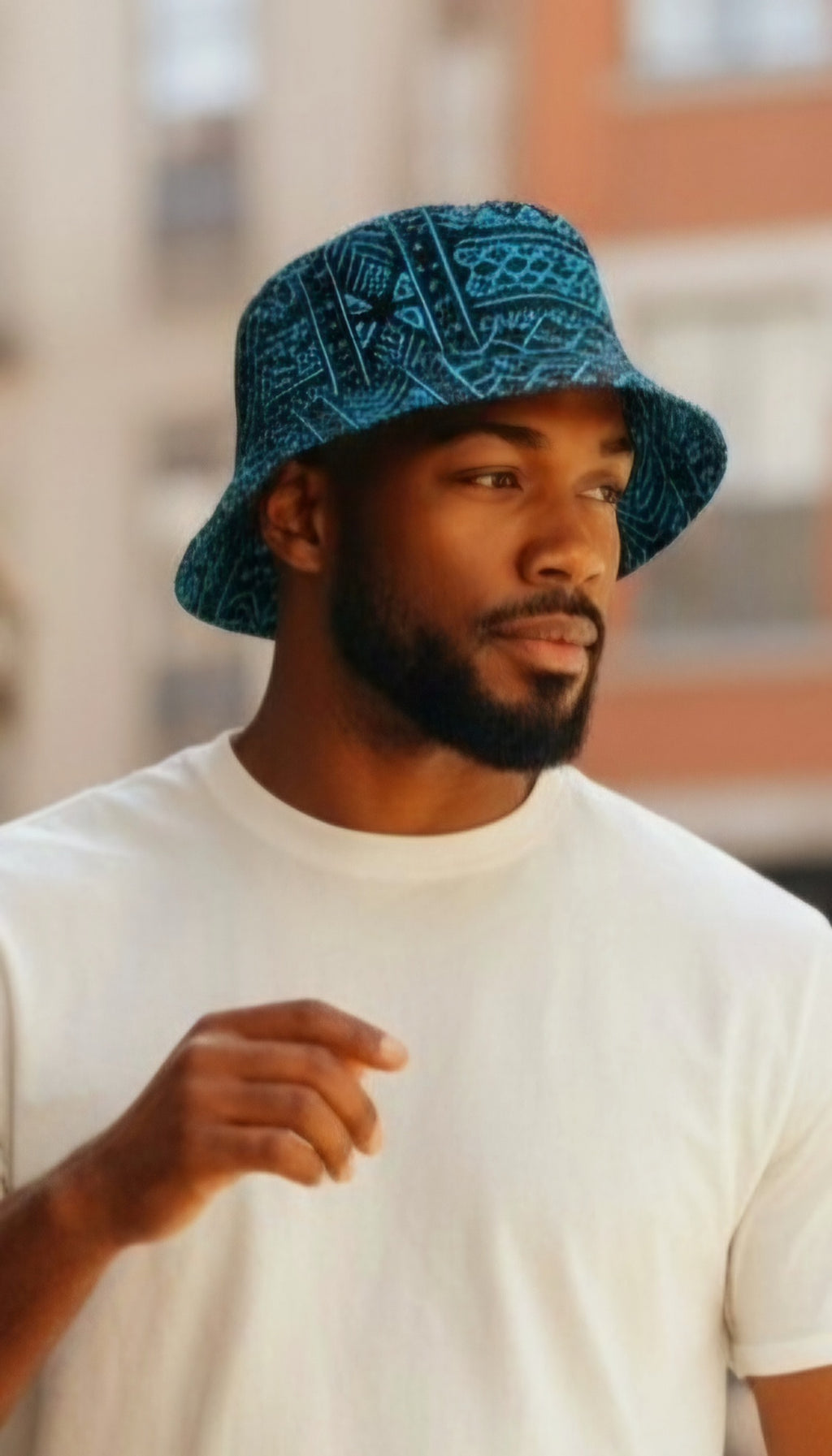 Indigo Tribe Bucket Hat