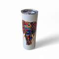 SAHARA BLOOM ELEPHANT TUMBLER — IVORY EDITION