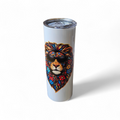 SAVANNAH NOIR LION TUMBLER — IVORY EDITION