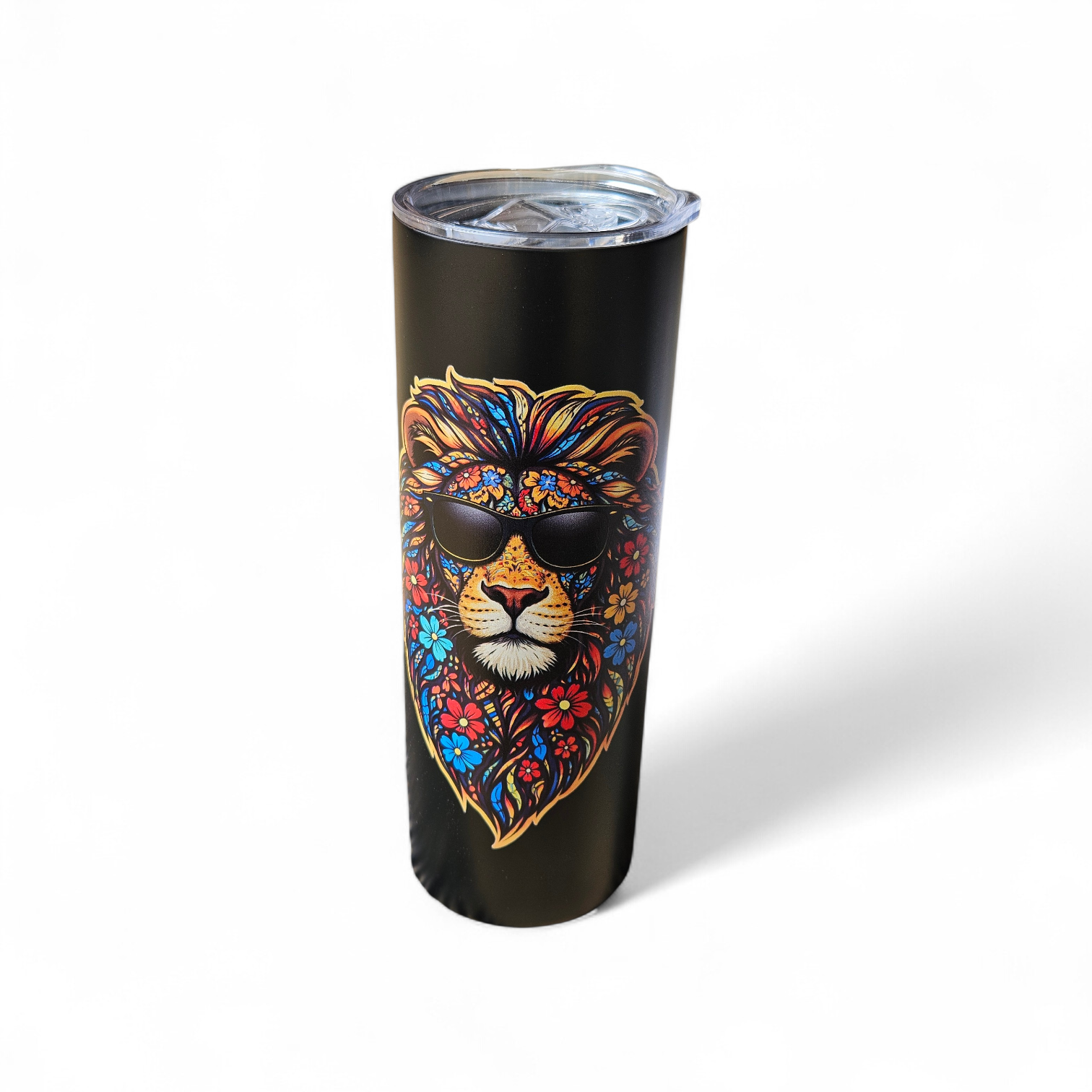 SAVANNAH NOIR LION TUMBLER
