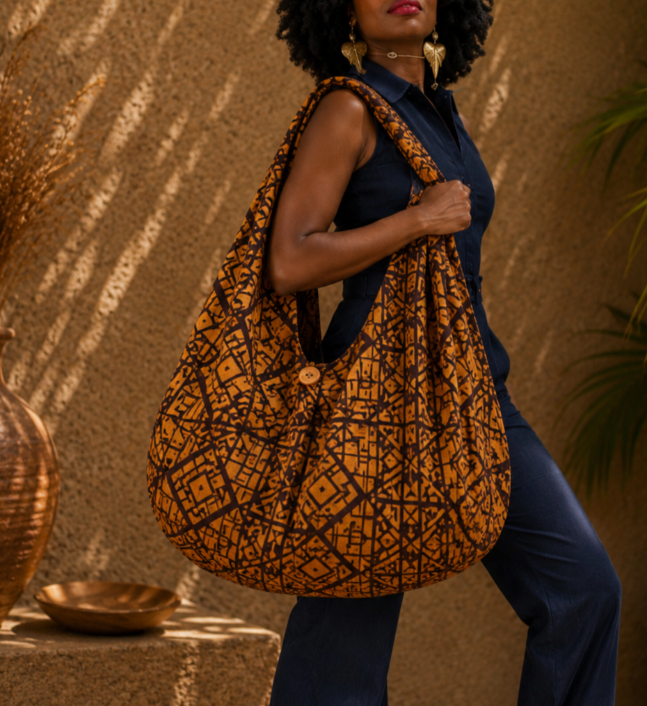 Zahara tote - Amber Tribal