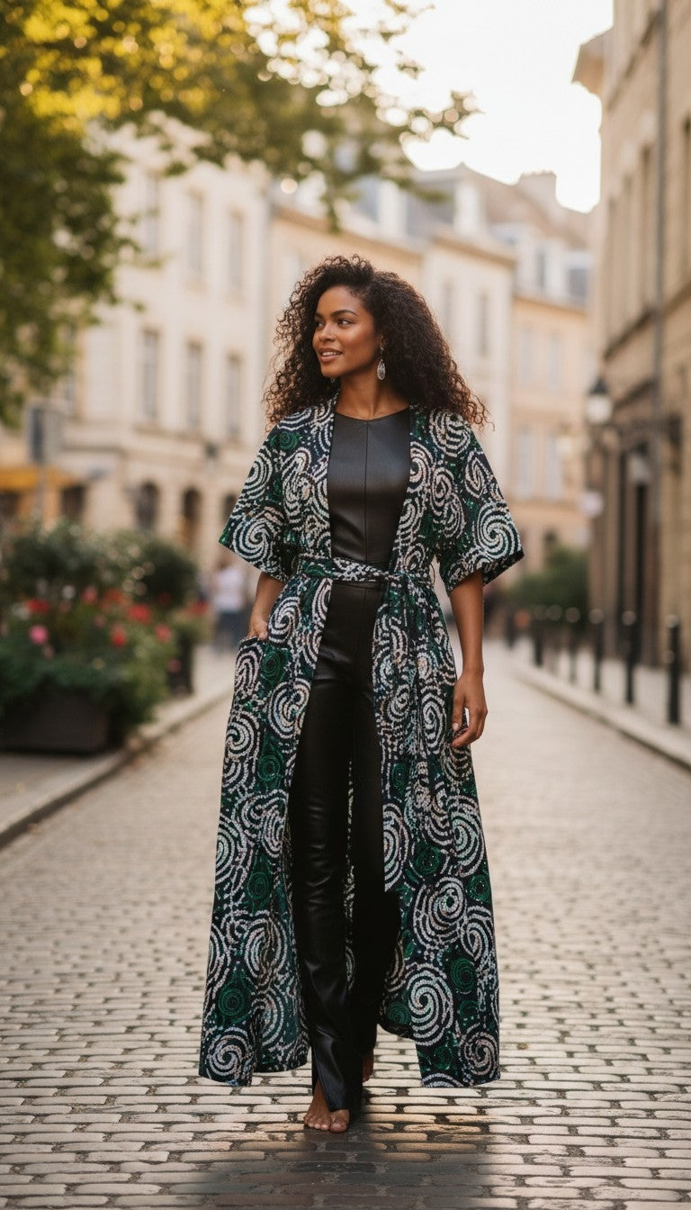 Zuri Swirl Kimono